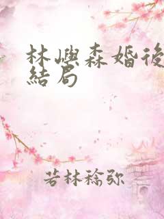 林屿森婚后番外结局