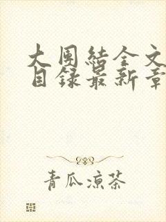 大团结全文阅读目录最新章节更新时间