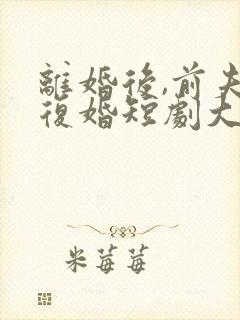 离婚后,前夫求复婚短剧大结局