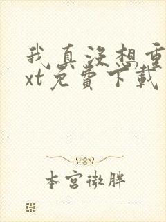 我真没想重生txt免费下载