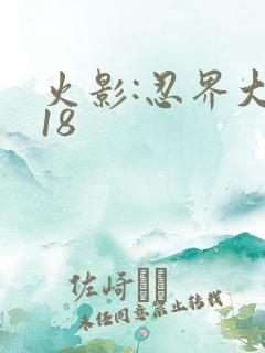 火影:忍界大战18