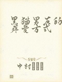 黑猫男友的正确疼爱方式