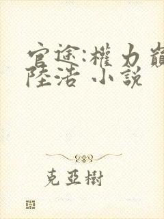 官途:权力巅峰陆浩 小说