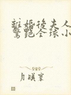 离婚后夫人携崽惊艳全球小说完整