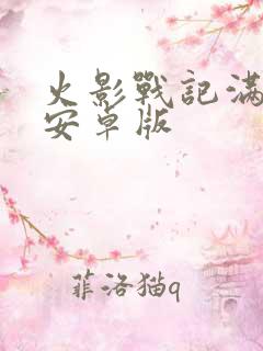 火影战记满人物安卓版