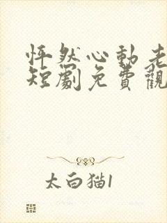 怦然心动老板娘短剧免费观看