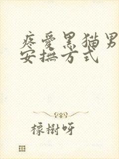 疼爱黑猫男友的安抚方式