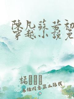 陈凡苏若初主角穿越小说免费阅读