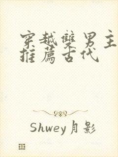 穿越双男主小说推荐古代