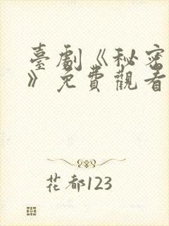 台剧《秘密关系》免费观看21集