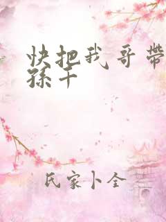 快把我哥带走 孙千