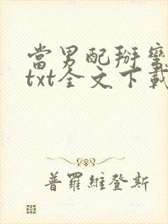 当男配掰弯男主txt全文下载