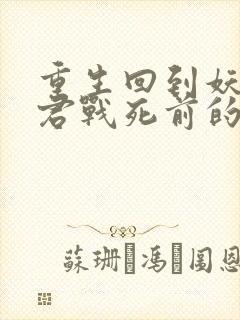 重生回到妖鬼夫君战死前的小说