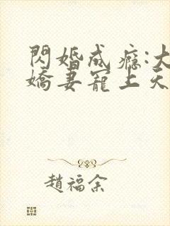 闪婚成瘾:大佬娇妻宠上天