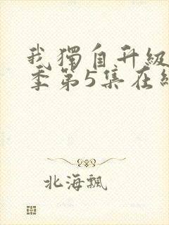 我独自升级第二季第5集在线观看