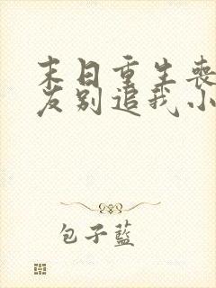 末日重生丧尸男友别追我小说免费阅读