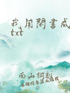 我用闲书成圣人txt