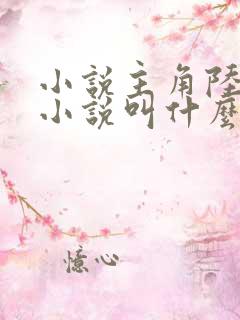 小说主角陆仁的小说叫什么