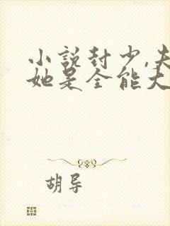 小说封少,夫人她是全能大佬