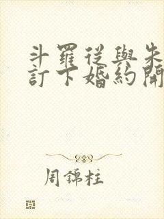 斗罗从与朱竹清订下婚约开始的小说免费阅读