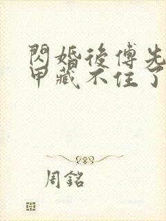 闪婚后傅先生马甲藏不住了免费阅读全文