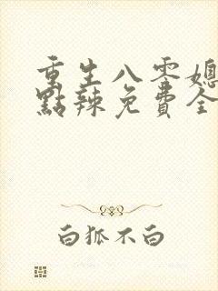 重生八零媳妇有点辣免费全文
