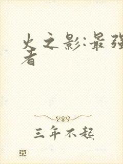 火之影:最强忍者