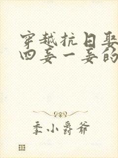 穿越抗日娶三妻四妾一妾的小说