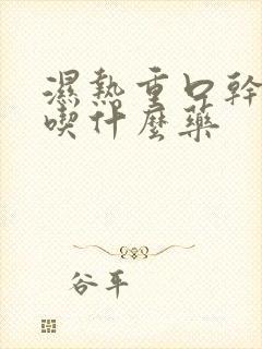 湿热重口干口苦吃什么药