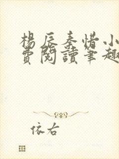 杨辰秦惜小说免费阅读笔趣阁全文