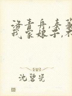 洛青舟,秦蒹葭我家娘子,不对劲