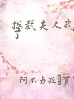 总裁夫人我当腻了