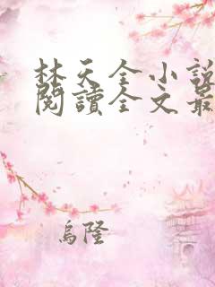 林天全小说免费阅读全文最新章节