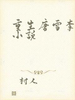 重生唐雪李毅的小说