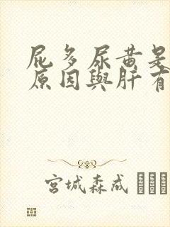 屁多尿黄是什么原因与肝有关系吗