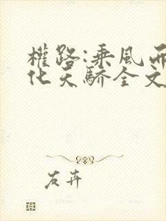 权路:乘风而起化天骄全文在线阅读