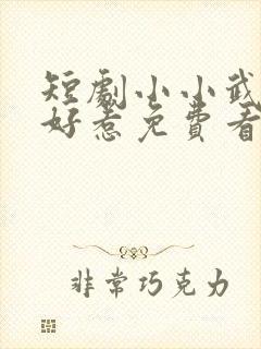 短剧小小武神不好惹免费看