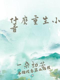 什么重生小说好看