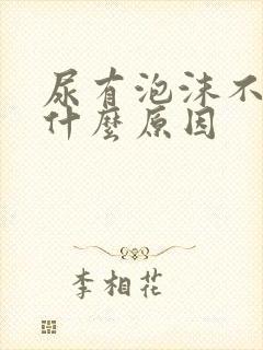 尿有泡沫不散是什么原因