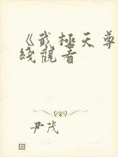 《武极天尊》在线观看