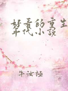 好看的重生穿越年代小说