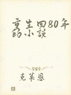 重生回80年代的小说