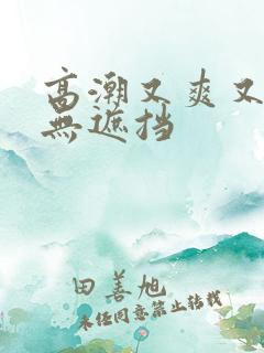 高潮又爽又黄又无遮挡