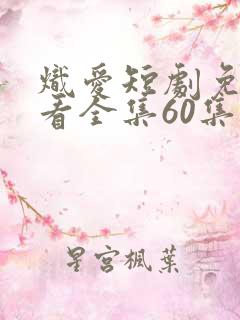 炽爱短剧免费观看全集60集高清