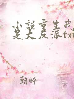 小说重生我居然是大反派txt