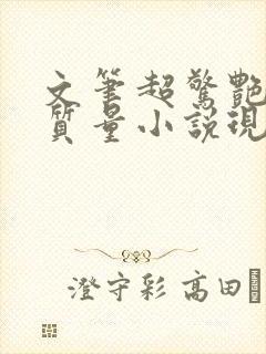 文笔超惊艳的高质量小说现代言情