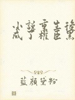 小说重生后,她成了权臣黑月光