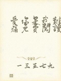 爱你是我难言的痛免费阅读小说大全