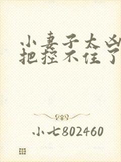 小妻子太凶陆爷把控不住了小说免费阅读全文