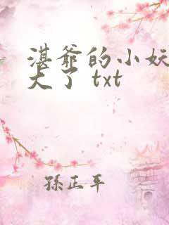 湛爷的小妖精长大了 txt